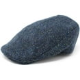 thumbnail image 2 of Hanna Hats Donegal Touring Flat Cap 100% Wool Tweed Men's Driving Cap Made in Ireland, 2 of 7