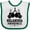 White and Green, variant on Inktastic Melanoma Awareness Skin Cancer Boys or Girls Baby Bib
