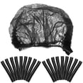 thumbnail image 4 of Shisuyan 100 Pcs Filets à Cheveux Jetables Capuchons en Maille Filets à Cheveux en Maille Filets à Cheveux Non Tissés pour le Travail, 4 of 9