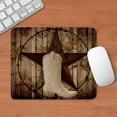 thumbnail image 3 of CafePress - Cowboy Boots Western Country Barn Wood Mousepad - Non-slip Rubber Mousepad, Gaming Mouse Pad, 3 of 6