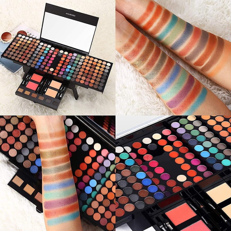 Miss Rose 190 Colors Makeup Kit, All in One Set for Women and