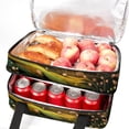 thumbnail image 5 of Fireflies Double-Layered Insulated Lunch Bag with Dual Compartments | Large Capacity Reusable Lunch Bags for Men and Women | 7.1x11.4x16.1 Inches Handheld Meal Bag for Work and School, 5 of 6