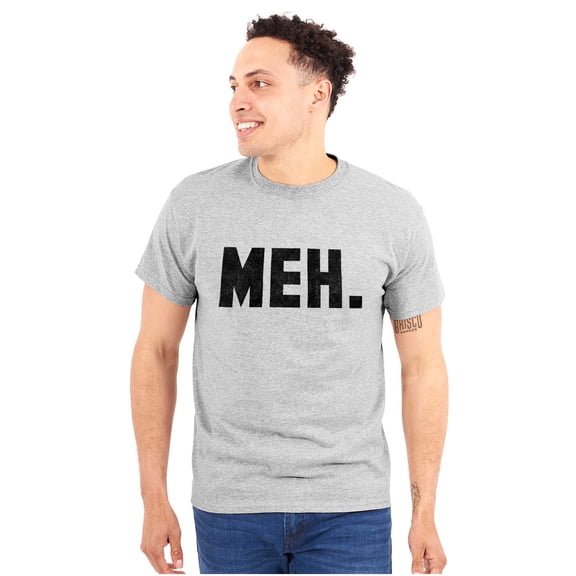 Meh. Famous TV Show Homer Geek Nerd Men's Graphic T Shirt Tees Brisco Brands L