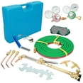 thumbnail image 4 of Lorelo Long Hose Brass Nozzle Welding Torch Kit with Toolbox Regulators Oxygen Acetylene Welding Cutting Torch Tool, 4 of 6