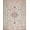 Sage Green Blush Pink Blue, Pattern 4, variant on Design&I 8'x10' Washable Area Rug Oushak Floral Medallion With Vine Scroll And Bordered Vintage Trellis for Dining Room, Large Office, Lounge, Snag-Free