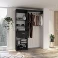 thumbnail image 5 of Plethoria Home 1-Drawer 4-Shelf Closet System Black Wengue, 5 of 8
