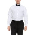 thumbnail image 4 of Men's Slim Fit Convertible Cuff Laydown & Wingtip Collar Tuxedo Shirt - Cufflinks & Bow Tie Included, 4 of 4