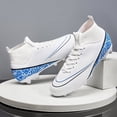 thumbnail image 2 of Zapatos de fútbol para hombre, botas de fútbol de entrenamiento, transpirables, cornamusas de césped para deportes al aire libre, zapatillas ultraligeras para partidos, antideslizantes, 2 of 5