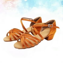 Raindrops 1 Pair Latin Dance Shoes Suede For Dancing Practice