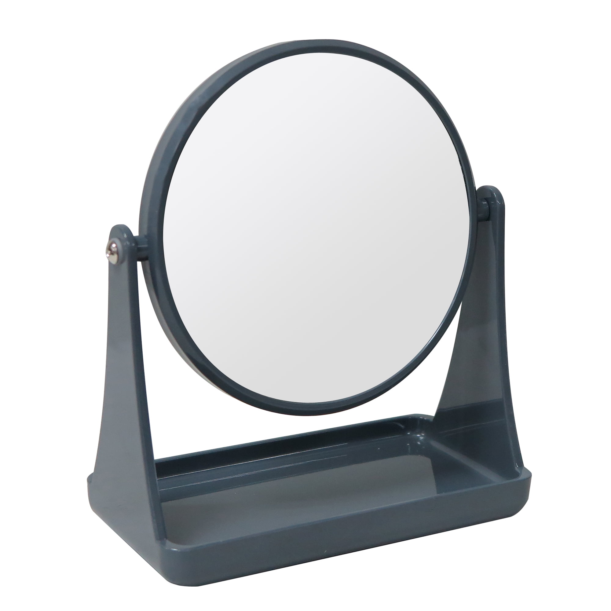 Mainstays DoubleSided Vanity Mirror, Gray