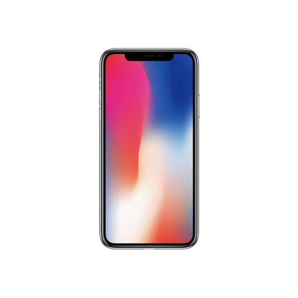 Apple iPhone X - Téléphone Intelligent 4G / Mémoire Interne 256 Go - Écran OLED - 5,8 Pouces - 2436 X 1125 pixels - 2x Caméras Arrière 12 MP, 12 MP - 2x Caméras avant 7 MP - Argent