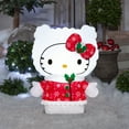 thumbnail image 2 of Gemmy Christmas Inflatable Hello Kitty in Snowflake Dress, 3 ft Tall, Multi, 2 of 4
