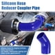thumbnail image 2 of 45 grados 3 pulgadas a 3,5 pulgadas ID 4 capas coche codo reductor manguera de silicona acoplador tubo intercooler tubería de entrada azul 76-89 mm, 2 of 7