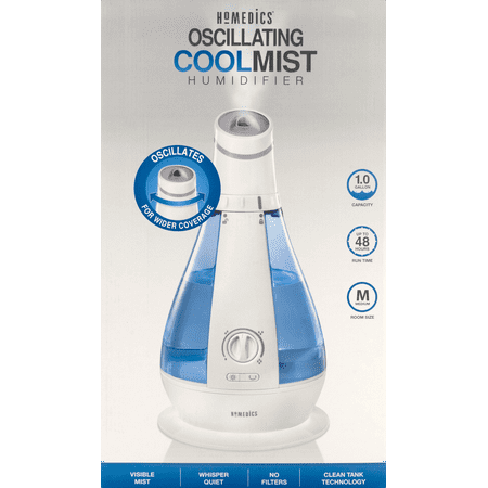 HoMedics UHE-OC1 Oscillating Cool Mist Humidifier