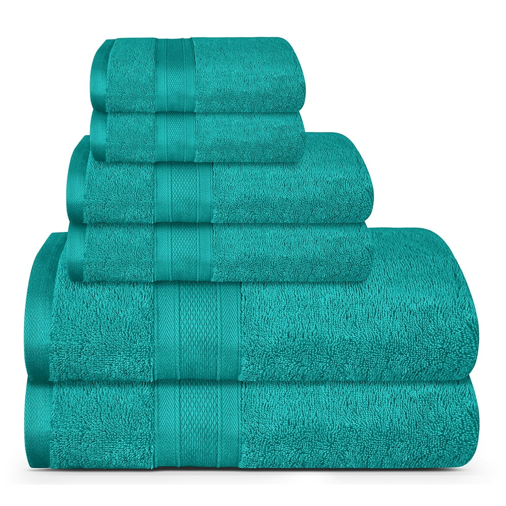 TRIDENT Soft and Plush, 100 Cotton, Highly Absorbent, Bathroom Towels