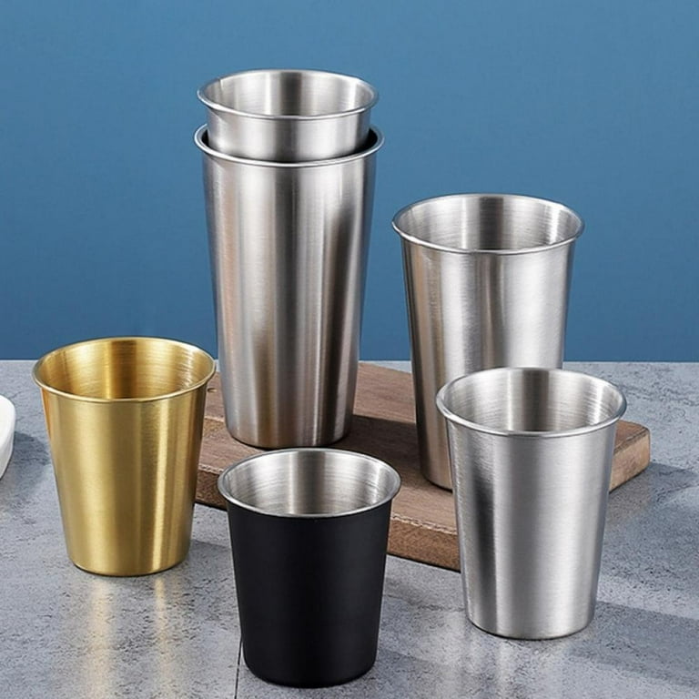 500ml 304 Stainless Steel Coffee Cup Cold Water Beer Mug with