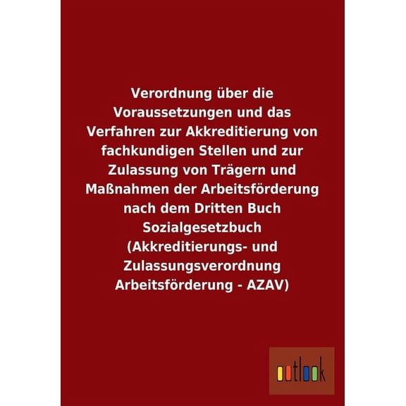 Verordnung Uber Die Voraussetzungen Und Das Verfahren Zur Akkreditierung Von Fachkundigen Stellen Und Zur Zulassung Von Tragern Und Massnahmen Der Arb
