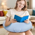thumbnail image 6 of MezoJaoie Reading Pillow Ergonomic U Shape Cushion Lounge Pillow for Adults Elbow Rest Reduces Fatigue Desk Couch Floor Sofa Sitting Working Crocheting Writing, 6 of 10