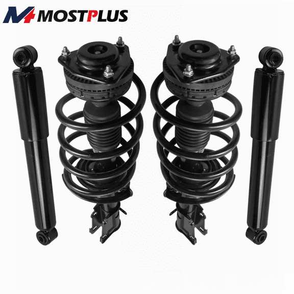 MOSTPLUS 4PCS Front & Rear Shock Absorber Struts for Dodge Grand Caravan Town & Country