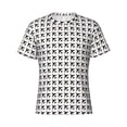 thumbnail image 4 of Vsdgher Airplane Print Men's Dry Fit Mesh Athletic Shirts Moisture Wicking Tennis T-Shirt Tops, 4 of 9