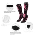 thumbnail image 4 of Womens Breast Cancer Ribbon Dragonfly Knee High Socks Comfy Thermal Boot Long Socks, 4 of 7