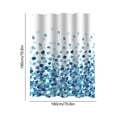 thumbnail image 3 of Linnome Waterproof Shower Curtain Polyester with Hooks for Bathroom Dry Wet Separation 70.9x70.9in Multicolor#01, 3 of 6