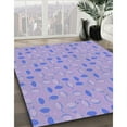 thumbnail image 3 of Ahgly Company Machine Washable Indoor Rectangle Transitional Purple Area Rugs, 3' x 5', 3 of 7