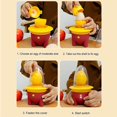 thumbnail image 3 of Egg Homogenizer,red Electric Abs Silica Gel Golden Egg Maker Portable With Usb Line For Kitchen, 3 of 5