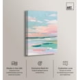 thumbnail image 2 of Blush Ocean I Canvas Print Pastel Coastal Art by Art Remedy, Gallery Wrapped, 10 x 15, 2 of 7