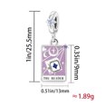 thumbnail image 2 of 925 Sterling Silver The Reader Tarot Card Dangle Charm for Bracelet Charms Bangle Pendant Jewelry, 2 of 6