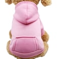 thumbnail image 1 of Methold Suéter para perros, ropa suave para perros, Sudadera con capucha deportiva, abrigo, ropa para cachorros y gatos Ropa para mascotas Rosa XXL, 1 of 6