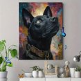 thumbnail image 4 of Qisvanset 12x16 Inch Black Cat Canvas Print Wall Art, 4 of 5