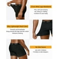 thumbnail image 2 of INNERSY Men's Underwear Soft Mesh Lightweight Breathable Boxer Briefs with Fly Pack of 4 (XL, Black), 2 of 6