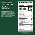 thumbnail image 5 of Hormel Natural Choice Uncured Hard Salami Deli Lunchmeat, 6 oz Plastic Package, 5 of 18