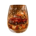 thumbnail image 3 of Fall Harvest Stemless Wine Glass,Drinking Cup, Thanksgiving Decorative Glassware for Home Party Table Decor, 3 of 7