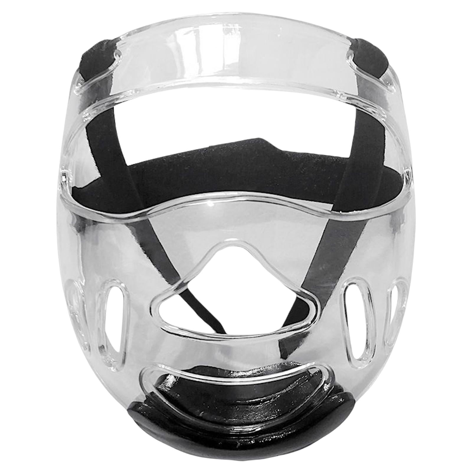 Clear Taekwondo Face Mask Sports Face Mask Protection Kickboxing Helmet 