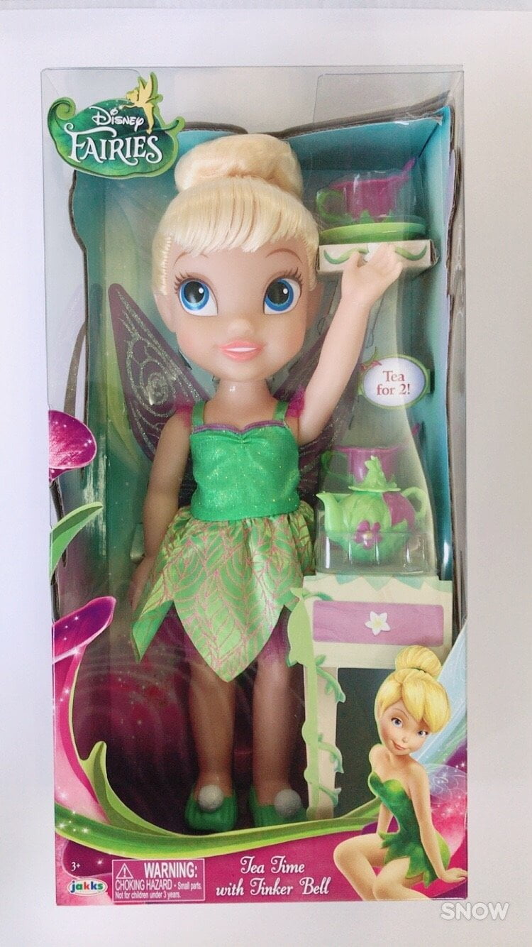 tinkerbell tea set