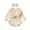 Beige, variant on Zanarzt Newborn Baby Boys Girls Clothes Cute Baby Girls Comfortable Sweet Bow Bodysuits Jumpsuit with Headband Beige,0-3 Months