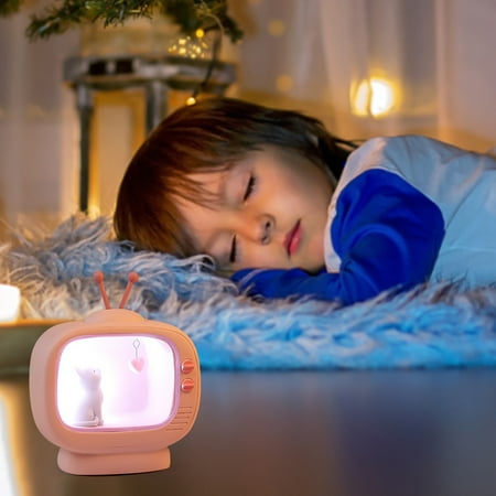 

Nightlight For Kids Room Kids Cat Night Light LED Bedside Lamp Kids Baby Girl Bedroom Cat Light