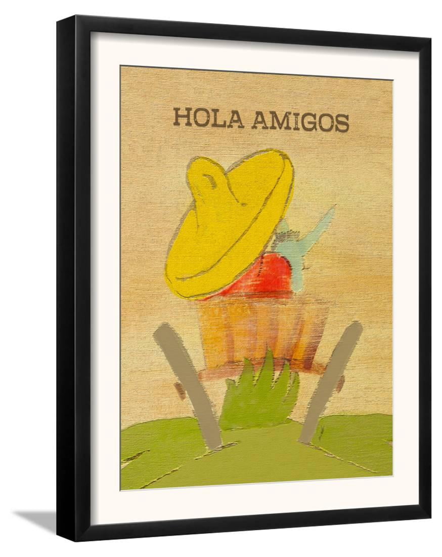amigos irrigation supply on Hola Amigos Framed Art Print Wall Art By Lisa Weedn 14 5x18 5 Walmart Com Walmart Com