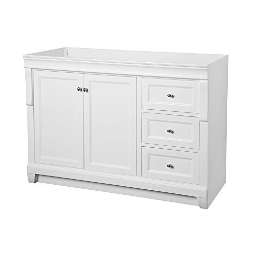 foremost nawa4821d naples 48 in x 21" vanity only in white
