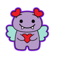 thumbnail image 4 of Love Monster Cookie Cutters with Stamp Size Option, 4 of 5