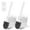 White, variant on 2 Pack Toilet Brush with Ventilated Drying Holder, Silicone Toilet Bowl Brush Bathroom Cleaning Bowl Brush Kit Sturdy Cleaning Toilet Brush White