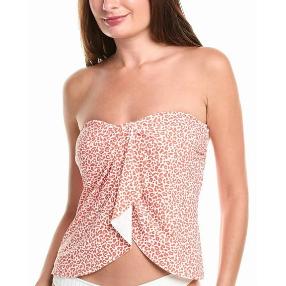 Vince Camuto womens  Draped Bandini Top, xs, Pink