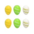 thumbnail image 2 of CaiYueKe 6 Pcs Easter Eggs Hanging Decorations Plastic Ornaments Party Supplies Holiday Scene Arrangement Home Decor Festive Creative Broken Eggs Pendant, 2 of 9