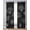 Black, variant on Black Dandelion Sheer Curtains 84 Inch Length 2 Panels Set for Living Room/Bedroom, Spring Modern Minimalist Country Flower Kitchen Curtains Grommet Semi-Sheer Curtains Window Treatments 52"x84"x2