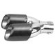 thumbnail image 2 of Garganta Trasera, Punta De Escape De Doble Tubo Universal Para Vehículos Recreativos Para Automóviles Para Camiones Para SUV ANGGREK Tail Throat, 2 of 8