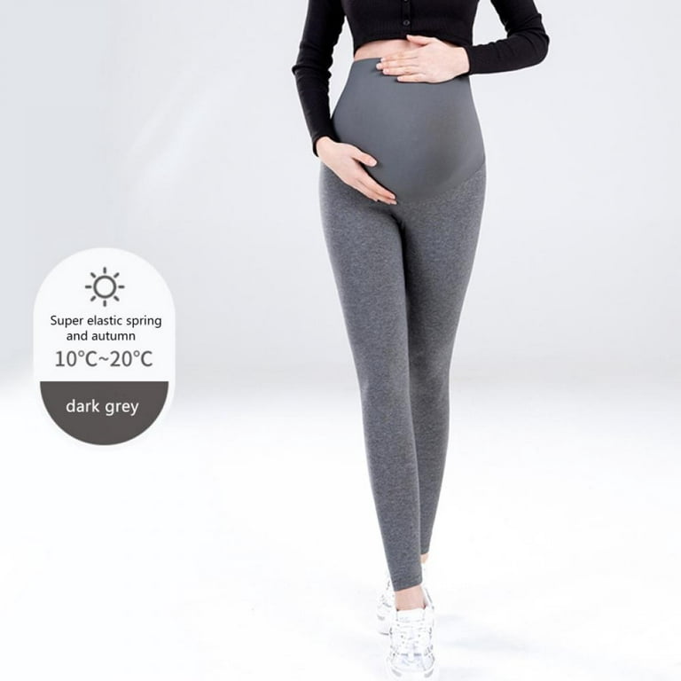 High Waist Pregnancy Leggings Skinny Maternity Clothes for Pregnant Women  Belly Support Knitted Leggins Body Shaper Trousers