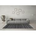 thumbnail image 3 of Ahgly Company Indoor Round Oriental Gray Modern Area Rugs, 6' Round, 3 of 4
