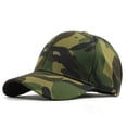 thumbnail image 2 of Meresysid Unisex Classic Men's And Women's Winter Printed Baseball Caps Unisex Adjustable Camouflage Sunshade Cap Green, 2 of 2